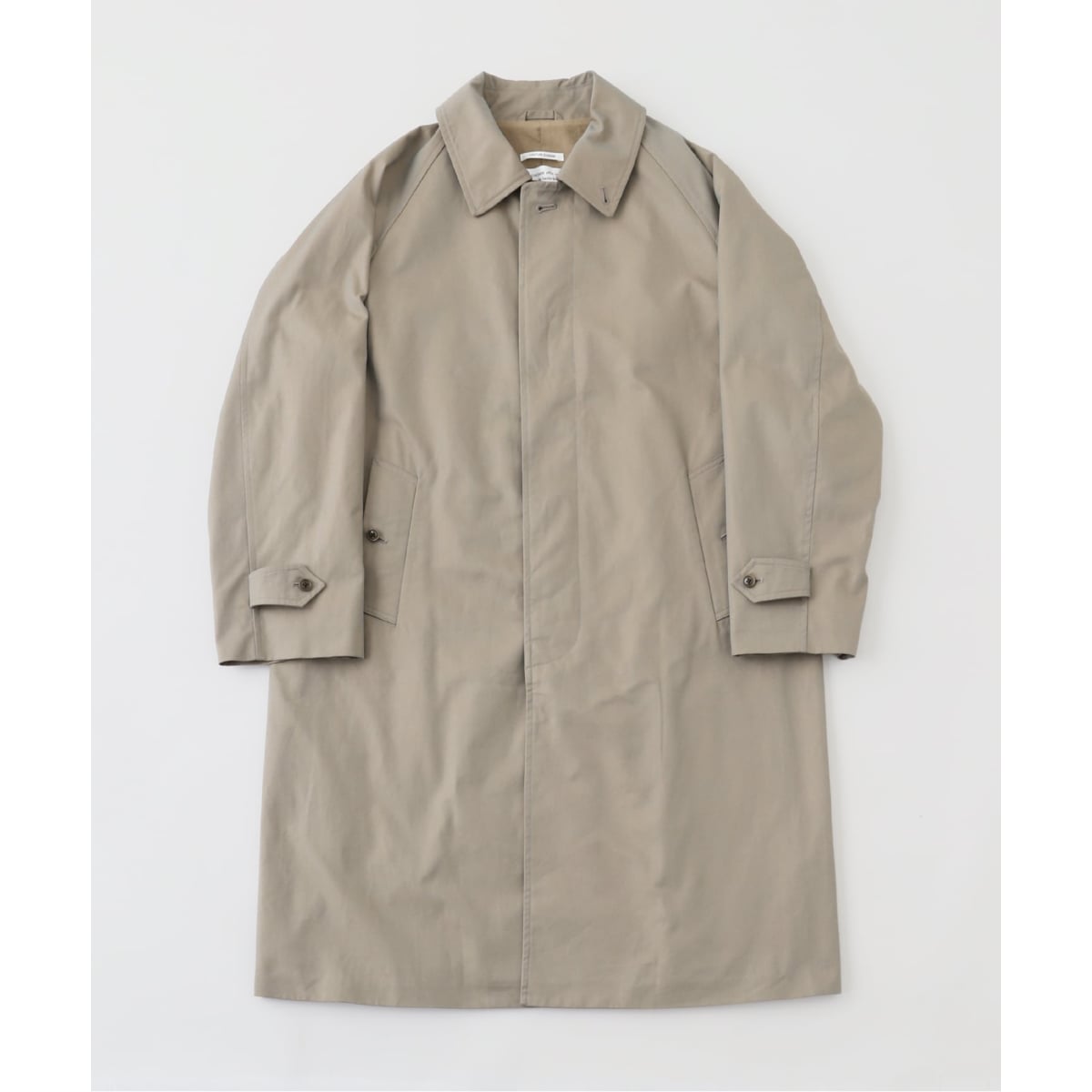 ATON/エイトン】 WASHED CASHMERE BALMACAAN COAT