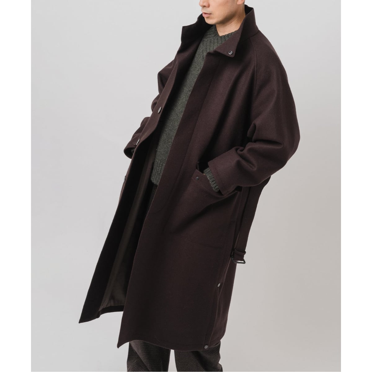 766US MELTON ZIP UP P-COAT／メルトン ジップアップ ピーコート