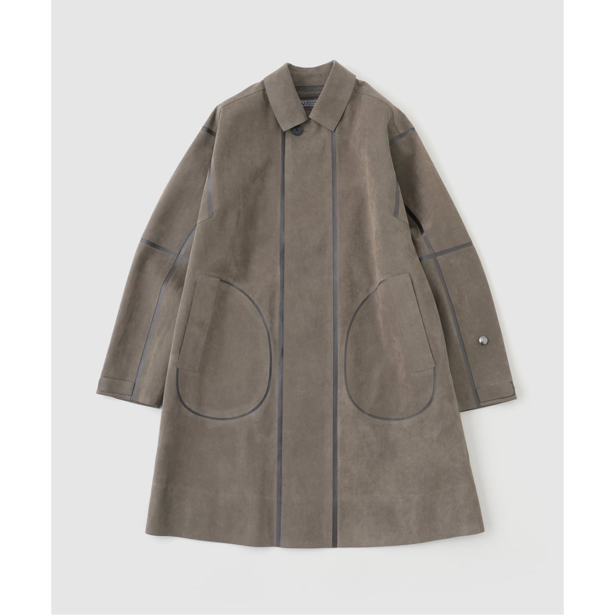 SUPER 150's ウール メルトン スタンドカラーコート | エディフィス