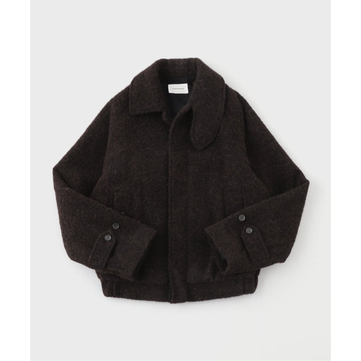 GABRIELA COLL GARMENTS】WOOL ZIPPER JACKET S14-261 | エディフィス