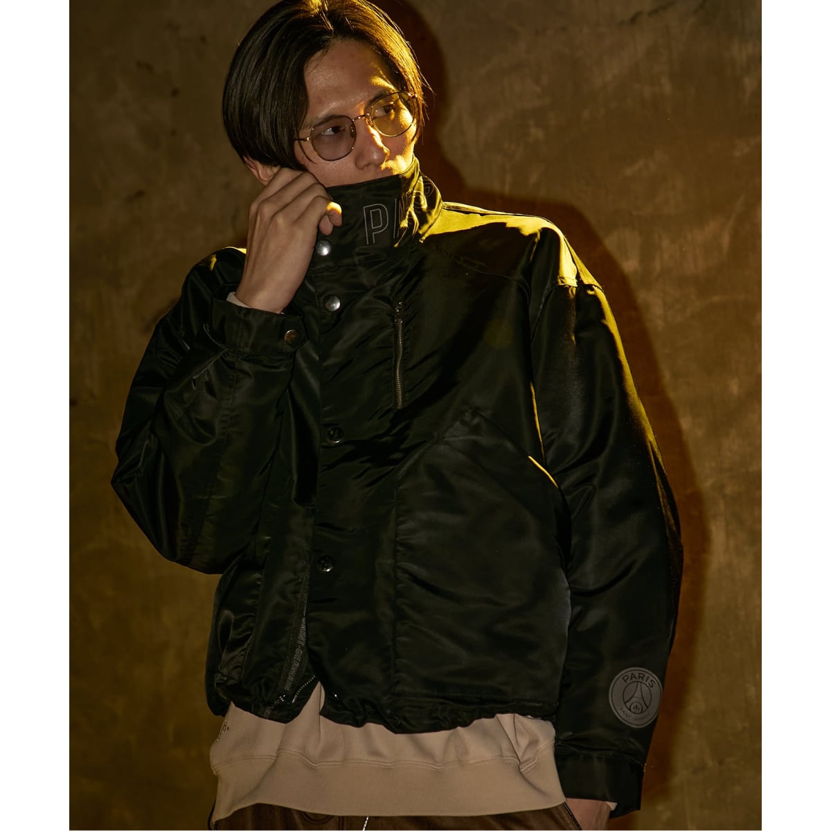 Takeo Kikuchi 3 Way ジャカードヘリボンダウンライナーブルゾン 3WAY】ジャカードヘリンボン ダウンライナーブルゾン（フーデット