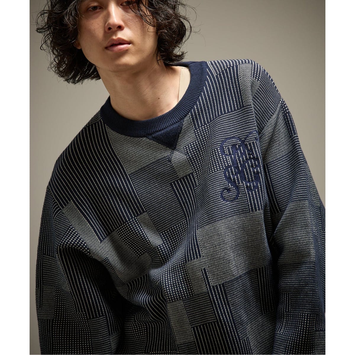 MAISON MARGIELA / メゾン マルジェラ】 オーバーサイズVネックニット