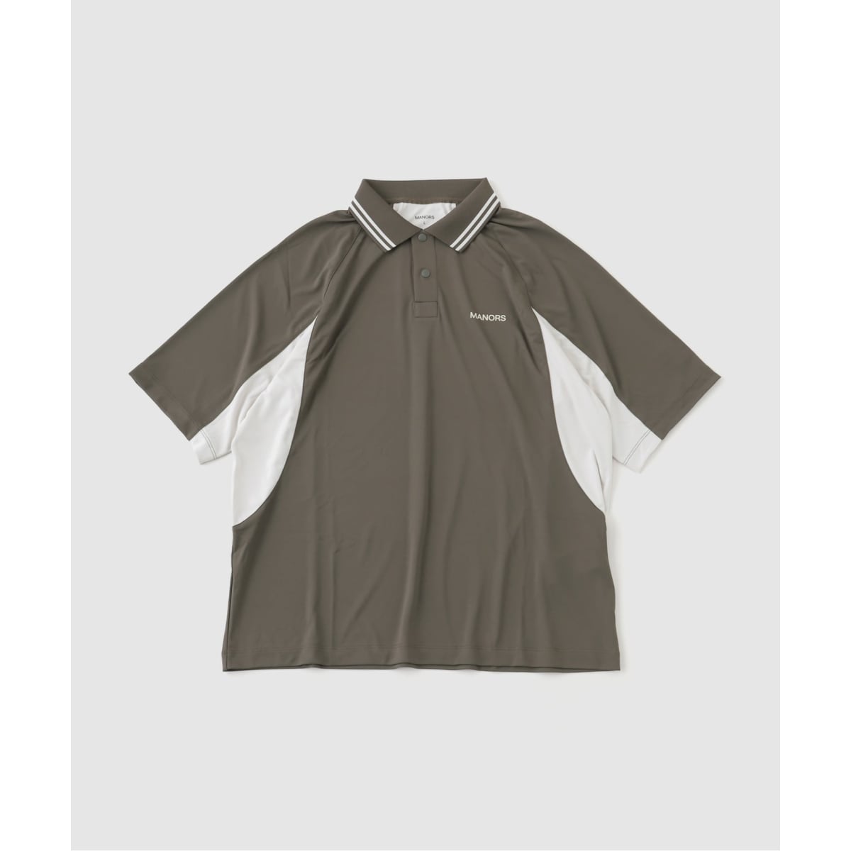 エディフィス（EDIFICE）/MANORS GOL（マナーズゴルフ）L/S Course ポロシャツ SMTHLNK − M−25 MANORS GOL（マナーズゴルフ）L/S Course ポロシャツ SMTHLNK - M-25