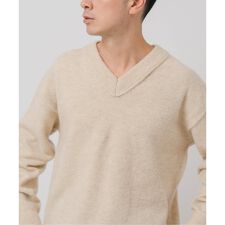 ETS.MATERIAUX(マテリオ) シャギー Vネック ニット