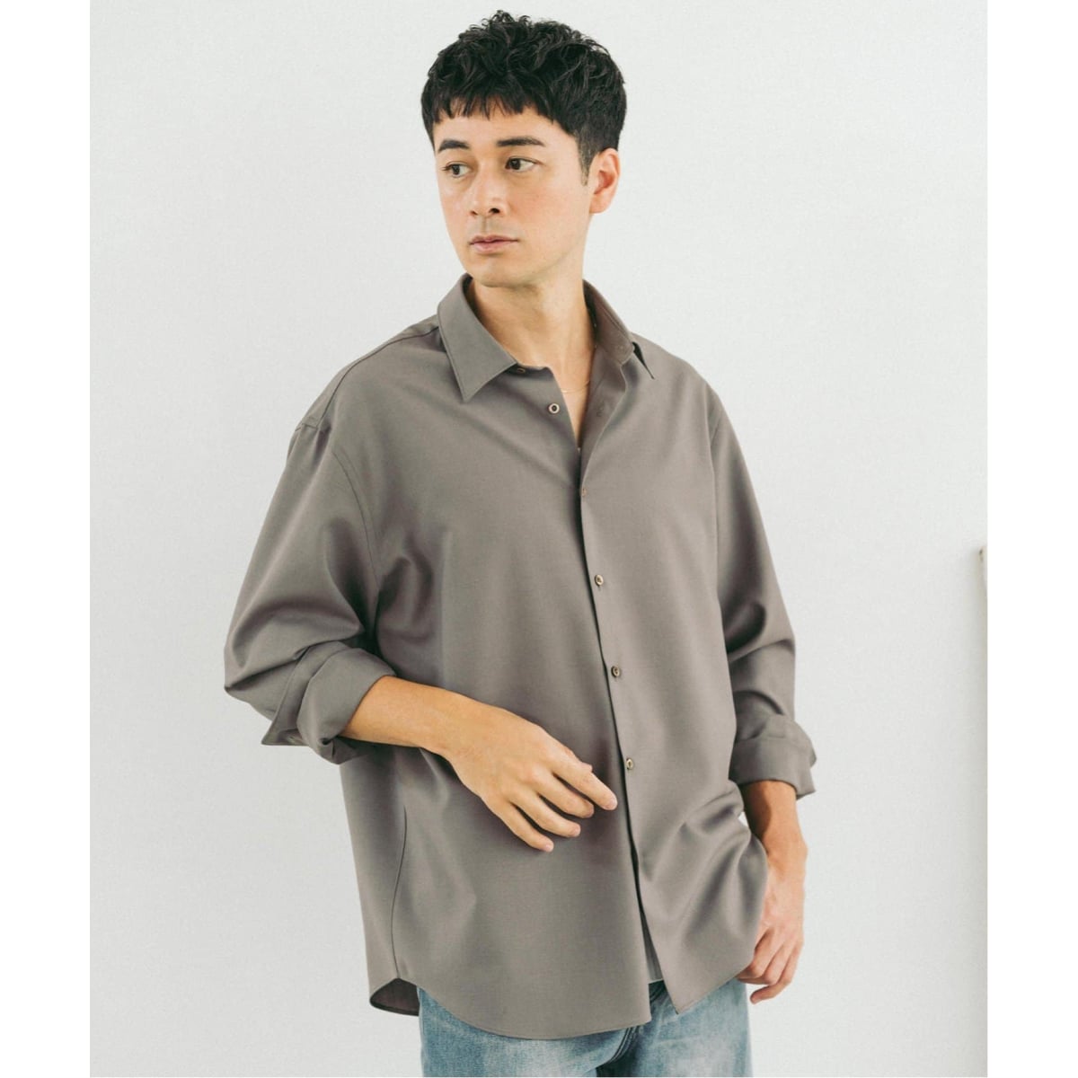 [�}���C]�s�\��tSUPER 100�fs �E�[�� ���M�����[ �V���c/�G�f�B�t�B�X�iEDIFICE�j �O���[A