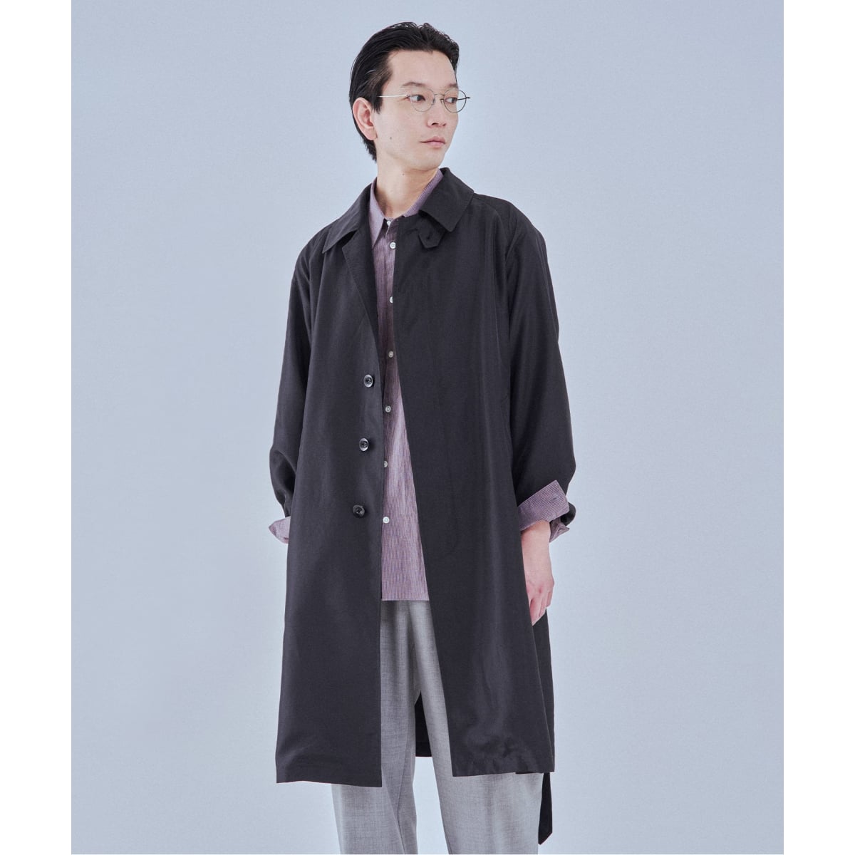 LA BOUCLE / ラブークル】ウール ビーバー バルカラーコート（ステン