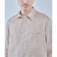 《予約》ETS.MATERIAUX(マテリオ) US ネイビー シャツ