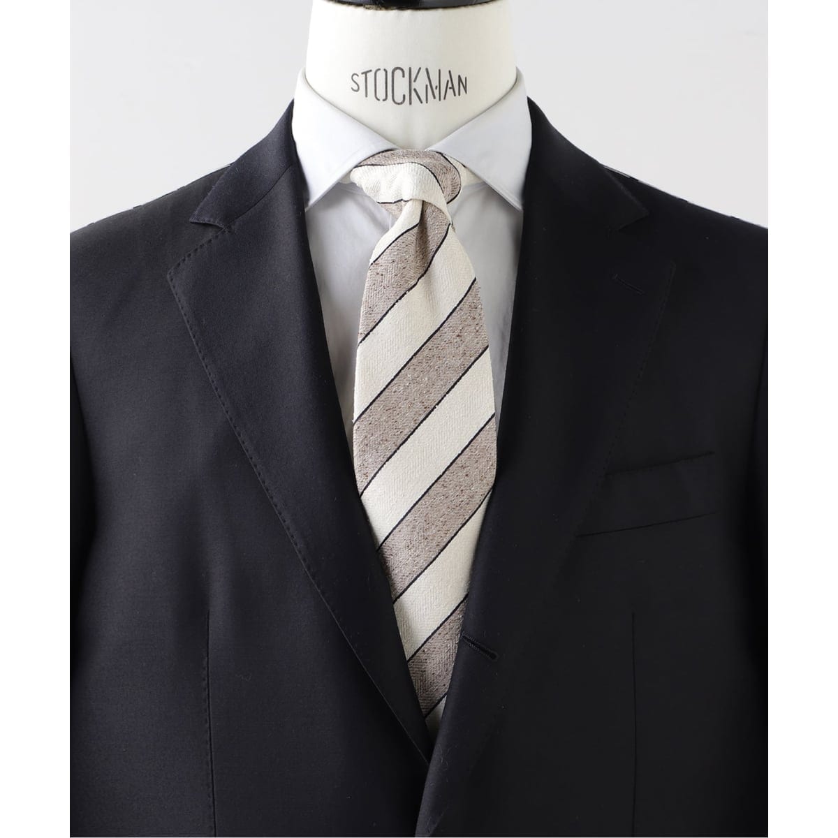 [�}���C]Holliday & Brown(�z���f�[ & �u���E��) Herringbone White St/�G�f�B�t�B�X�iEDIFICE�j �x�[�W��