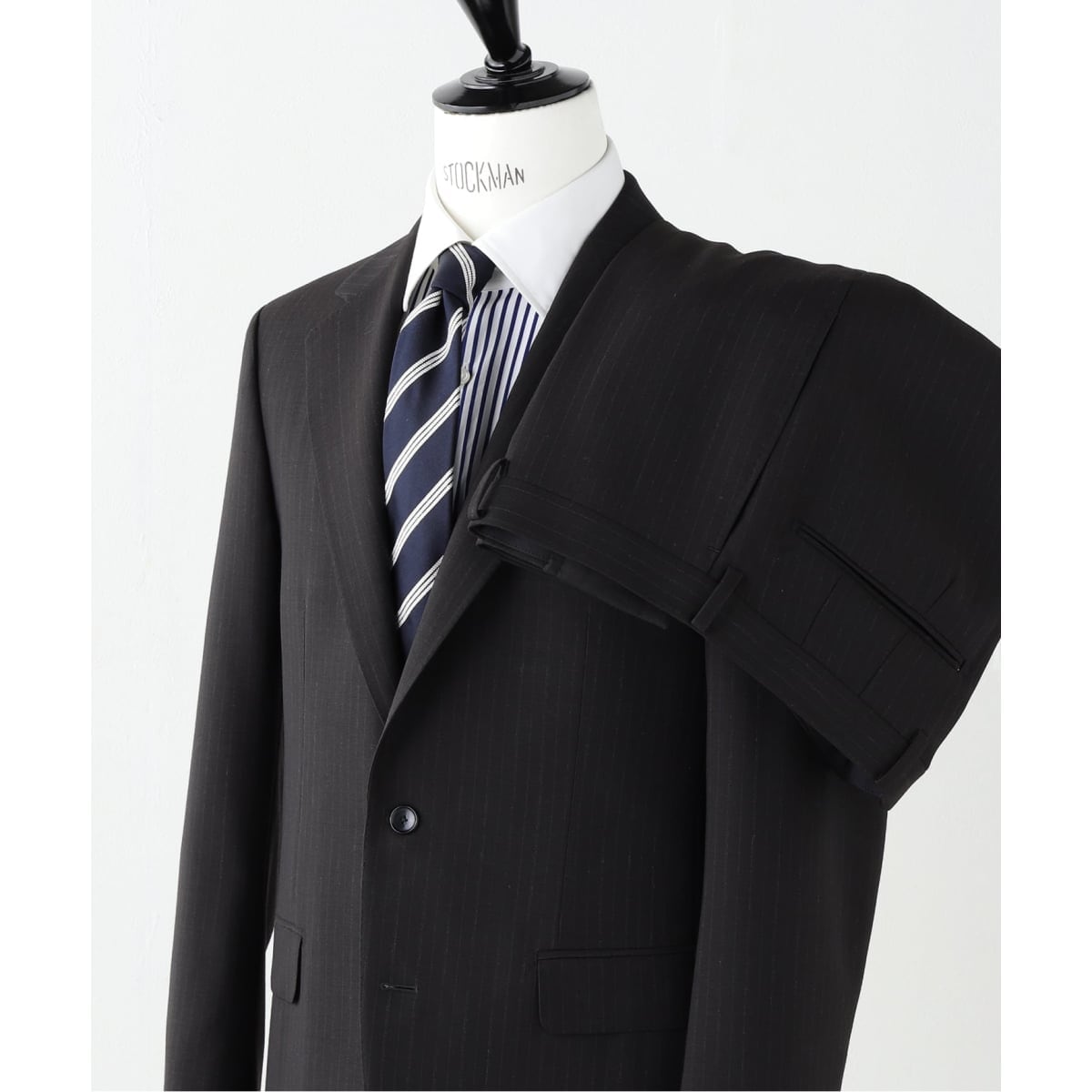 [�}���C]OLIVER 2�{�^�� DORMEUIL (�X�g���C�v)/�G�f�B�t�B�X�iEDIFICE�j �u���E�� A