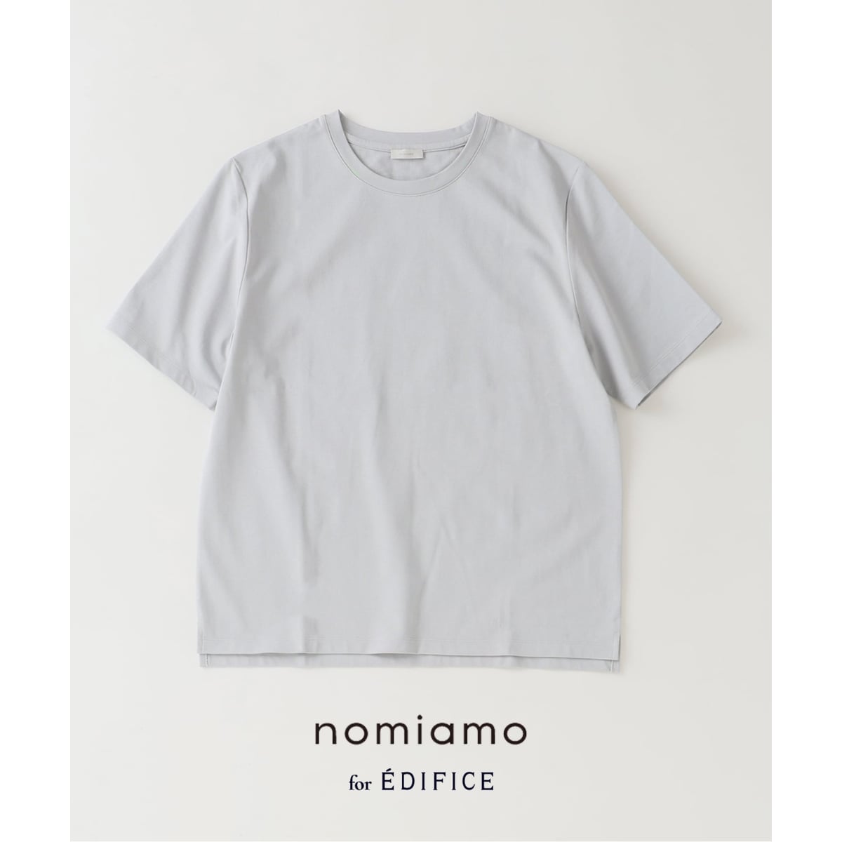 [�}���C]nomiamo (�m�~�A��) �ʒ� �X���B���R�b�g�� �N���[�l�b�N T�V���c/�G�f�B�t�B�X�iEDIFICE�j �O���[A