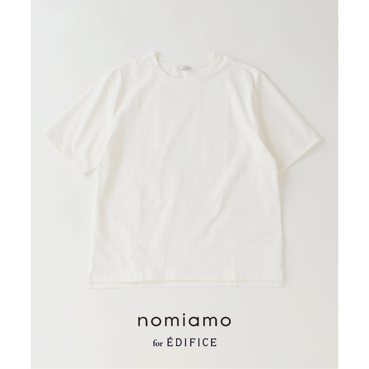 [�}���C]nomiamo (�m�~�A��) �ʒ� �X���B���R�b�g�� �N���[�l�b�N T�V���c/�G�f�B�t�B�X�iEDIFICE�j �z���C�g