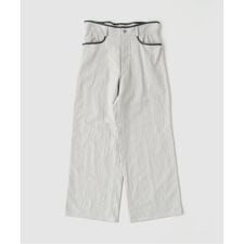 m’s braque(エムズ ブラック) 別注 Gatherd Waist Stripe パンツ