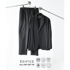 《予約》【EDIFICE ALL-DAY SETUPシリーズ】2点セット ジャケット&パンツ《WEB