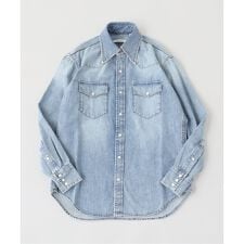 HUSBANDS（ハズバンズ） WESTERN SHIRT IN COTTON DENIM