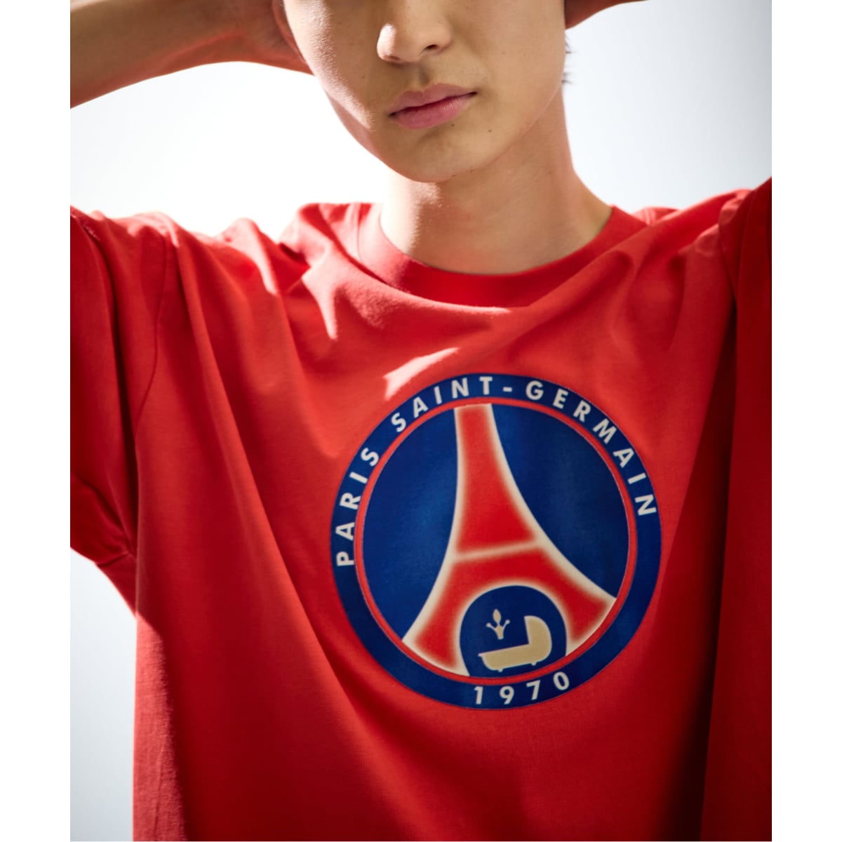 [�}���C]�yParis Saint-Germain �z JP Classic Flock Logo Tee 2/�G�f�B�t�B�X�iEDIFICE�j ���b�h
