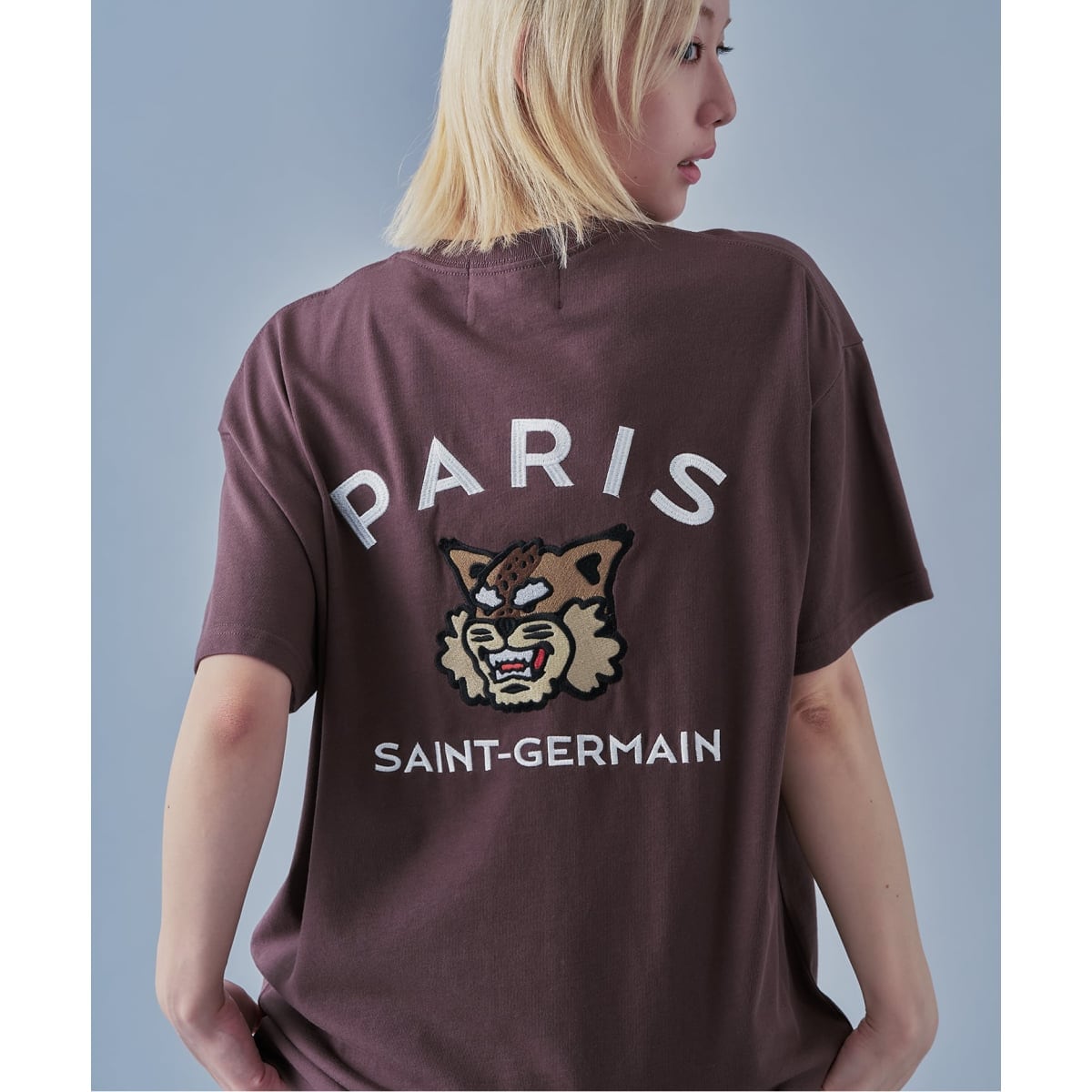 Paris Saint-Germain】カレッジロゴ刺しゅう Tシャツ | エディフィス