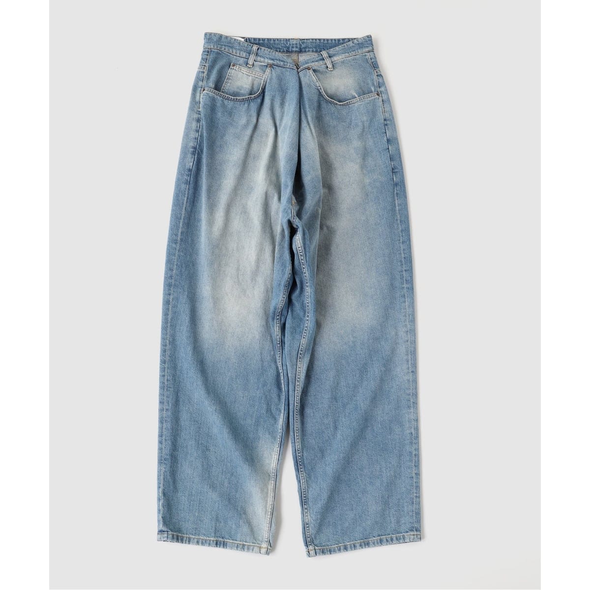 [�}���C]MAISON MARGIELA(���]�� �}���W�F��) WRAP DENIM TROUSERS/�G�f�B�t�B�X�iEDIFICE�j �u���[