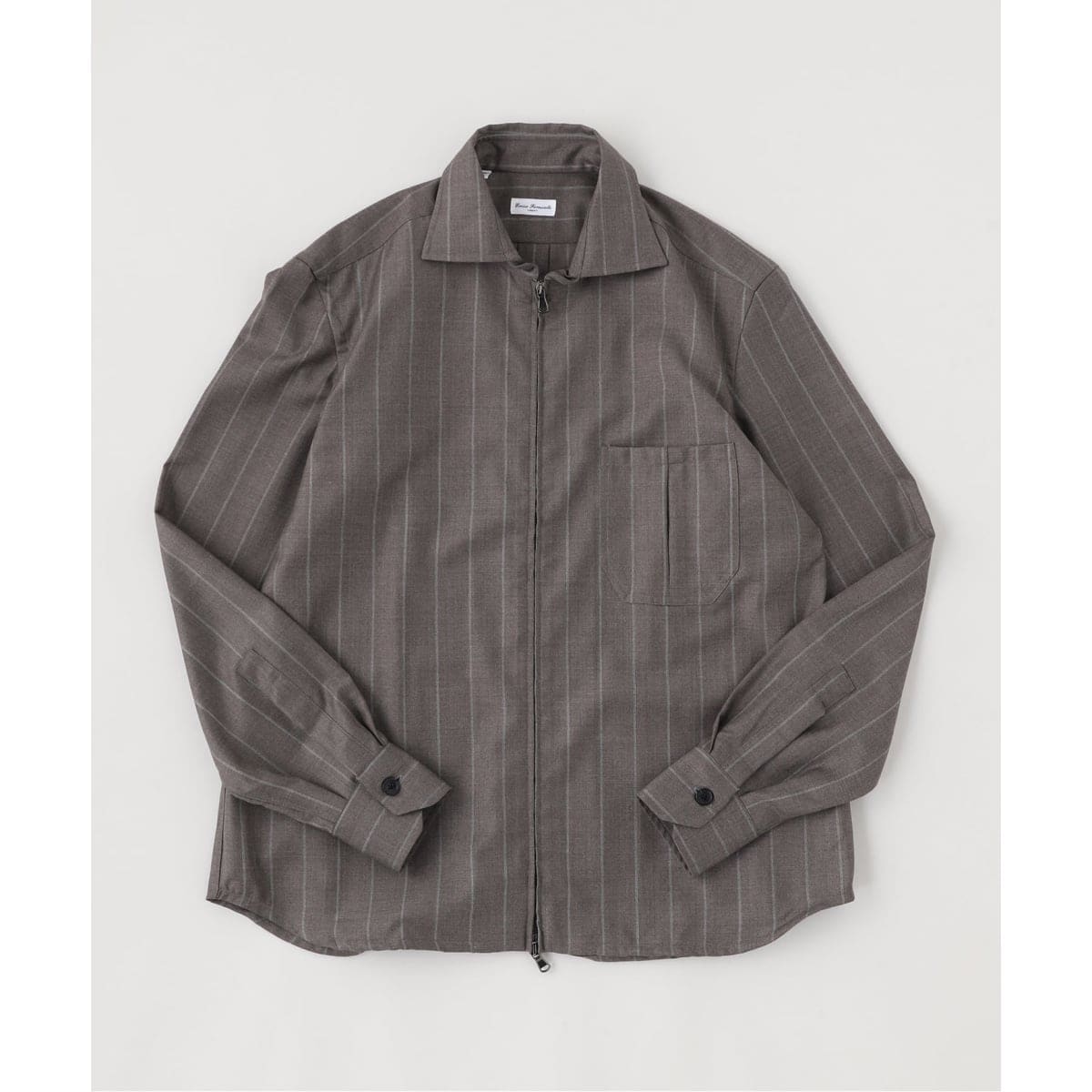 美品ERRICO FORMICOLA/Drop8/ウールシルク ERRICO FORMICOLA （エリコフォルミコラ） Ex.GIANNI Zip Stripe