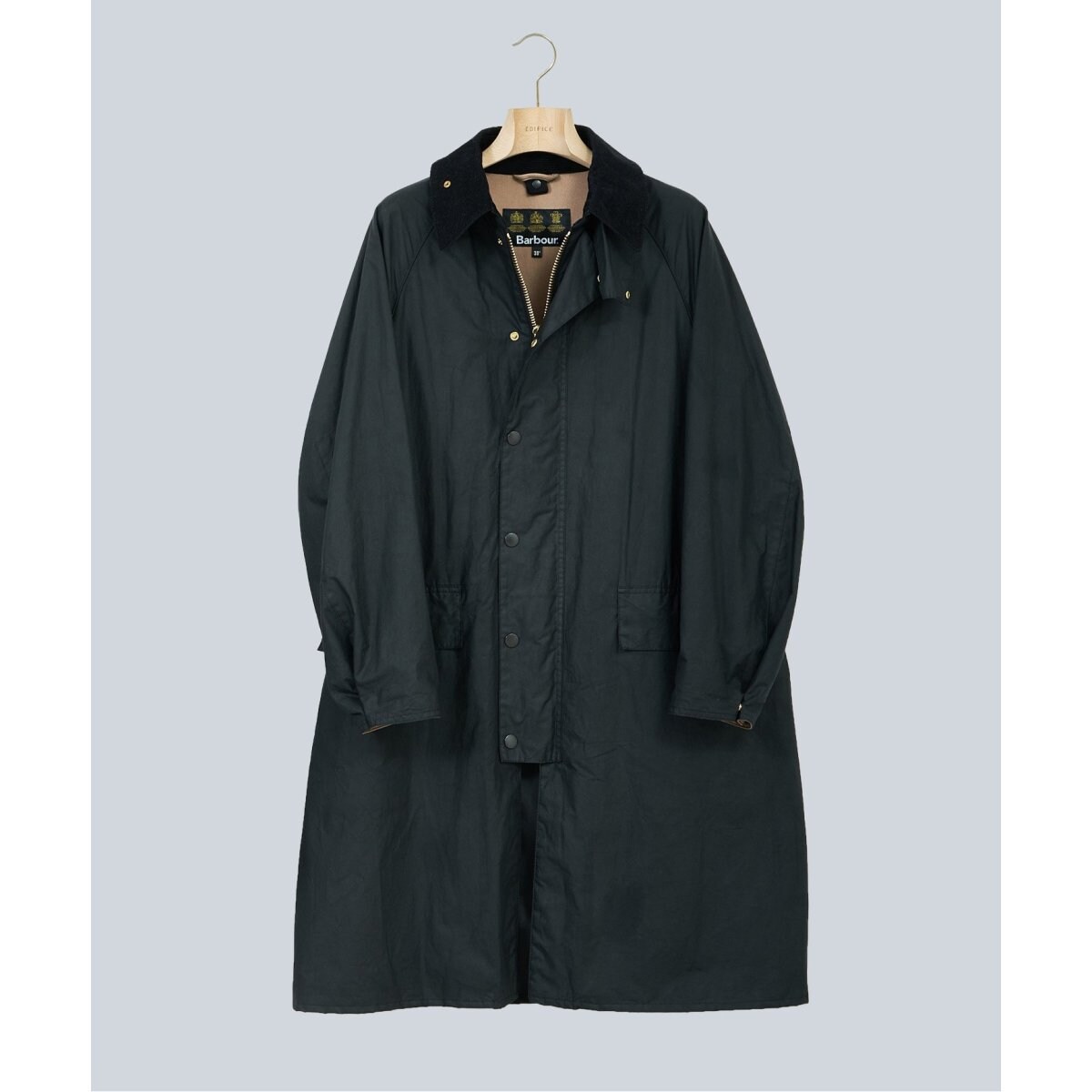 Edifice別注 Barbour OVERSIZED BURGHLEY-