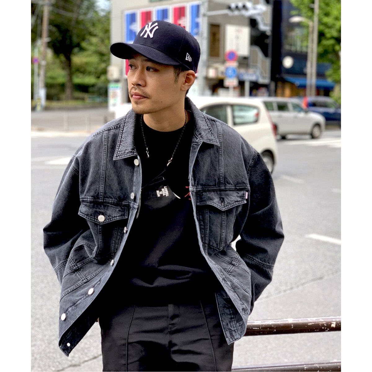 MARTINE ROSE / マーティンローズ】 PANELLED DENIM JACKET | 417