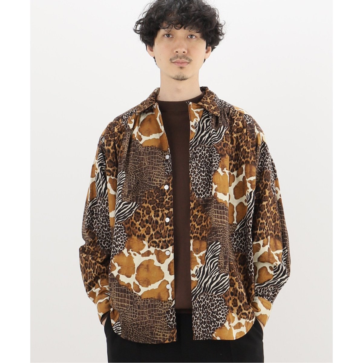 AIE PAINTER SHIRT ANIMAL PATCHWORK | 417 エディフィス(417 EDIFICE ...