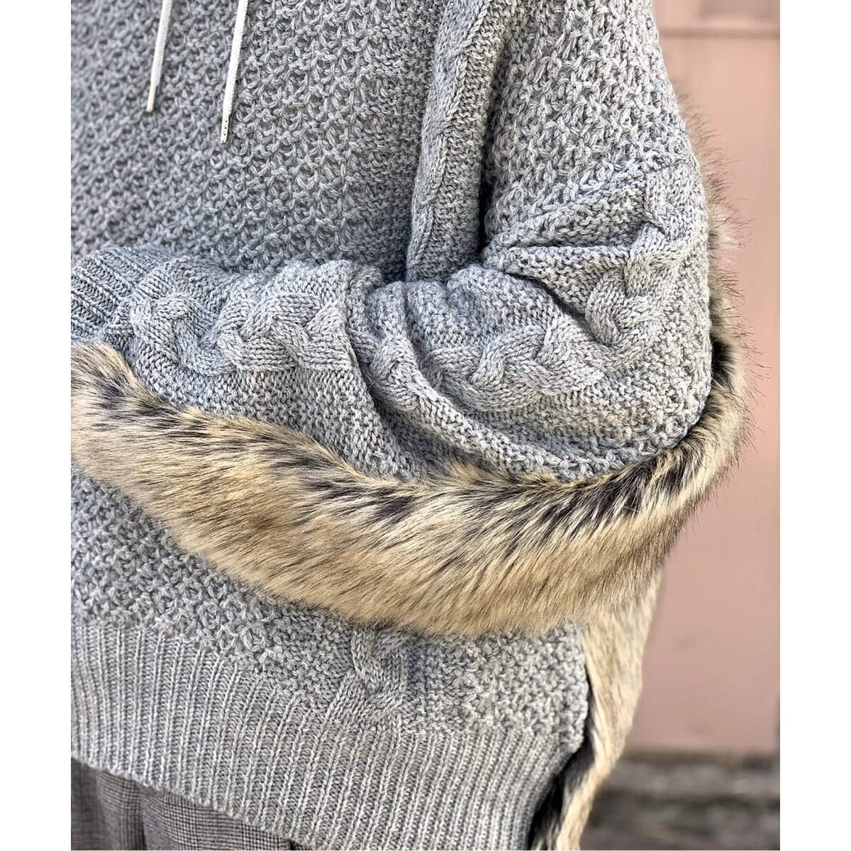 FACETASM / ファセッタズム】 FUR KNIT PULLOVER | 417 エディフィス