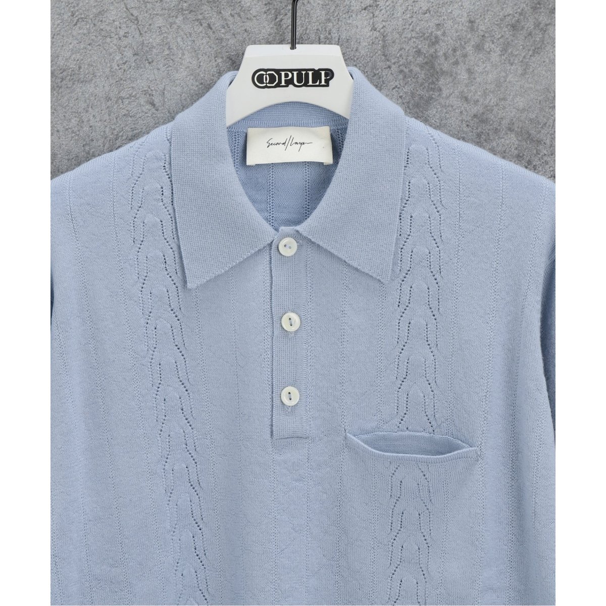 SECOND LAYER / セカンド レイヤー】ポロ SWEATER | 417 エディフィス