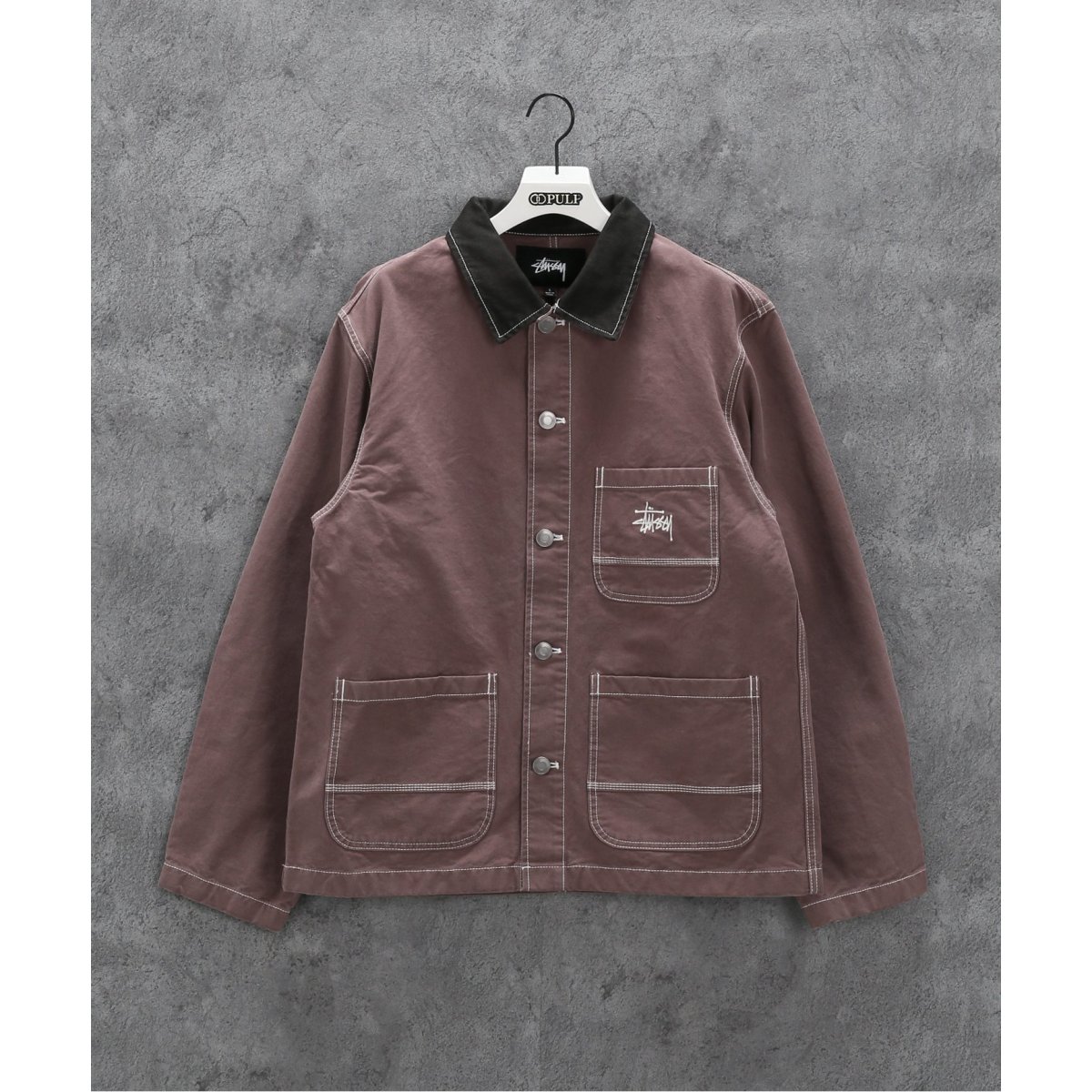 STUSSY Brushed Moleskin Chore Jacket