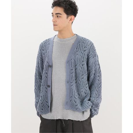 DAIRIKU(ダイリク)Flower よい Pattern カーディガン 