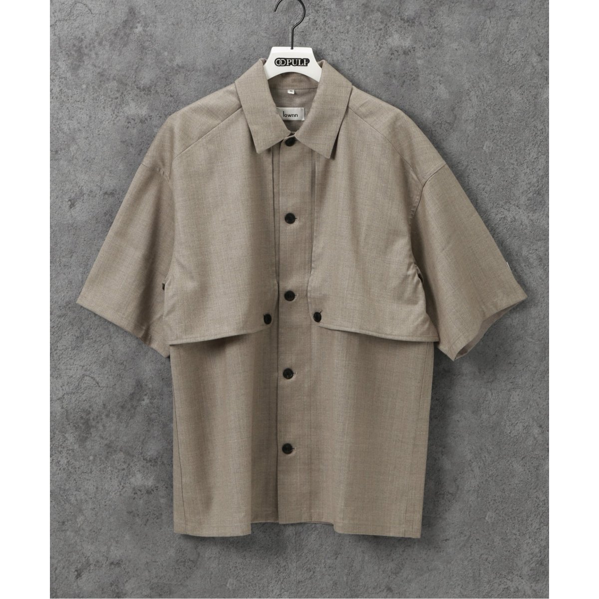 LOWNN / ローン】LAYERD SHIRT | 417 エディフィス(417 EDIFICE