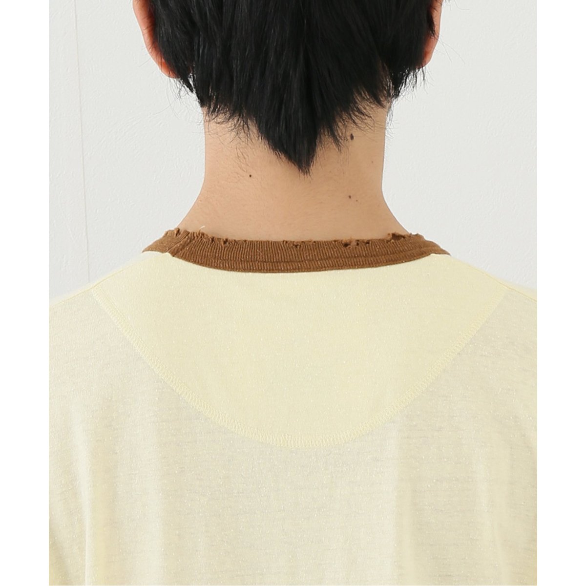 DAIRIKU / ダイリク】 WOODSTOCK SILK TRIM TEE | 417 エディフィス