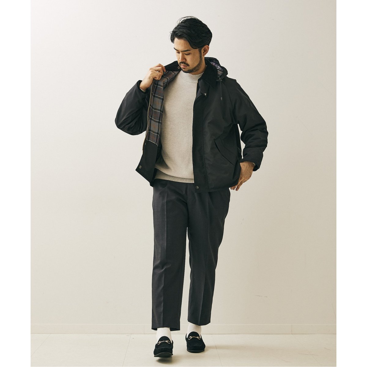 Barbour×417EDIFICE別注TRANSPORT HOODED BARBOUR / バブアー】 別注 TRANSPORT HOODED | 417