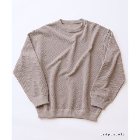 CREPUSCULE / クレプスキュール】417別注カノコクルーネック | 417 