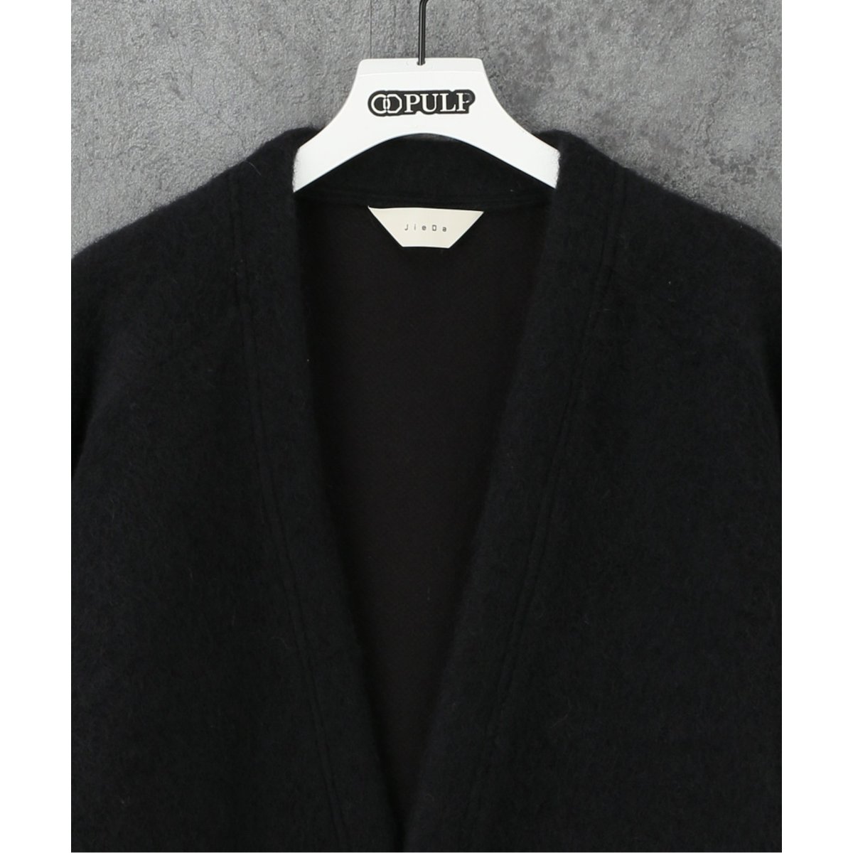 Jiedaモヘアカーディガン JIEDA - MOHAIR CARDIGAN/BLACK | NapsNote