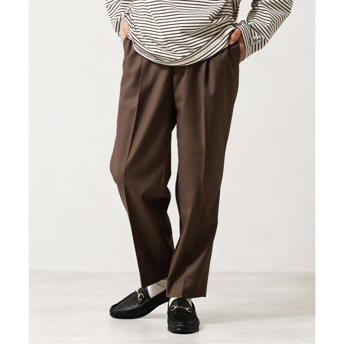 allery / アレリ―】 slacks tapered / スラックス テーパード | 417 エディフィス(417 EDIFICE) |  21030313003030 | ファッション通販 マルイウェブチャネル