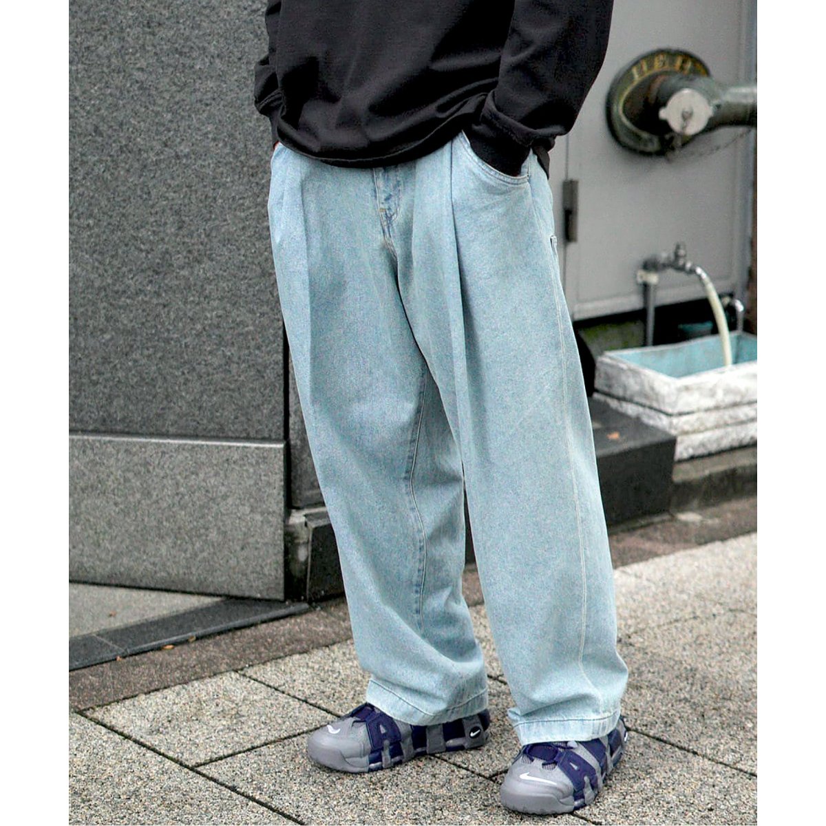 NEON SIGN / ネオンサイン】BADBOY DENIM SLACKS USED | 417