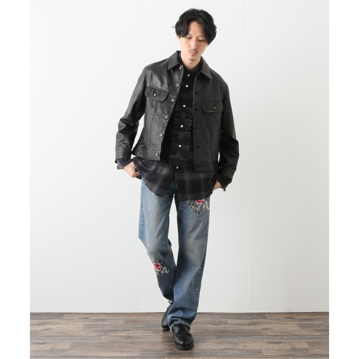 ジャケット・アウター DAIRIKU Darry leather jacket Darry Leather Jacket (21AW J-4) | DAIRIKU / ジャケット (MEN