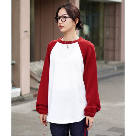 Whimsy / ウィムジー】KNIT RAGLAN | 417 エディフィス(417 EDIFICE 