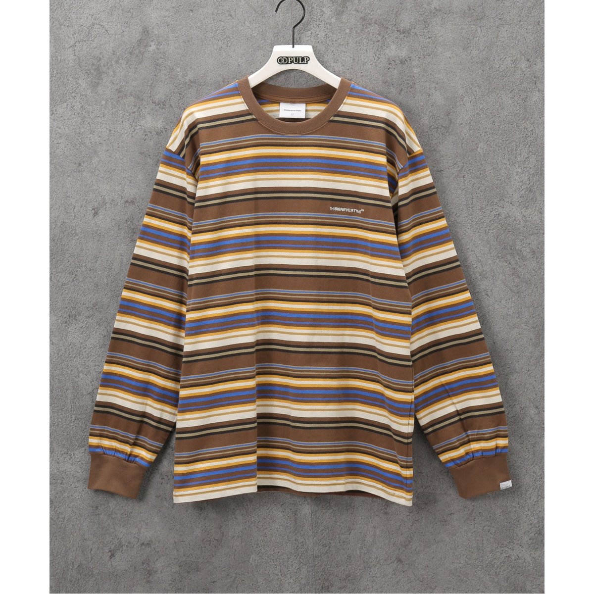 thisisneverthat / ディスイズネバーザット】MULTI STRIPED LS TEE
