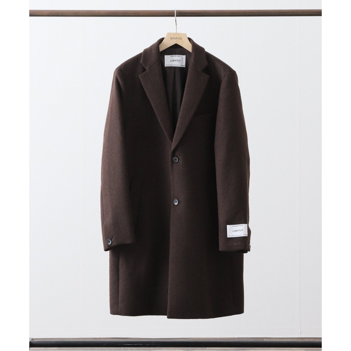 カシミヤブレンド ライトリーチェスターコート | 417 エディフィス(417