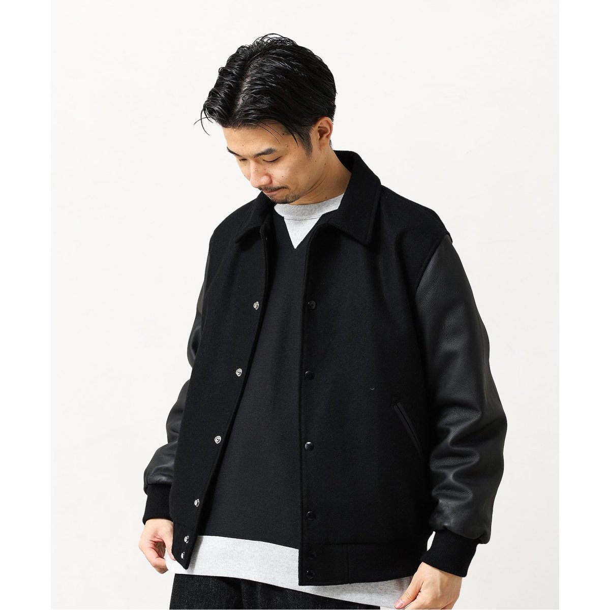 追加》【SKOOKUM / スクーカム】417別注 STADIUM JACKET / スタジャン