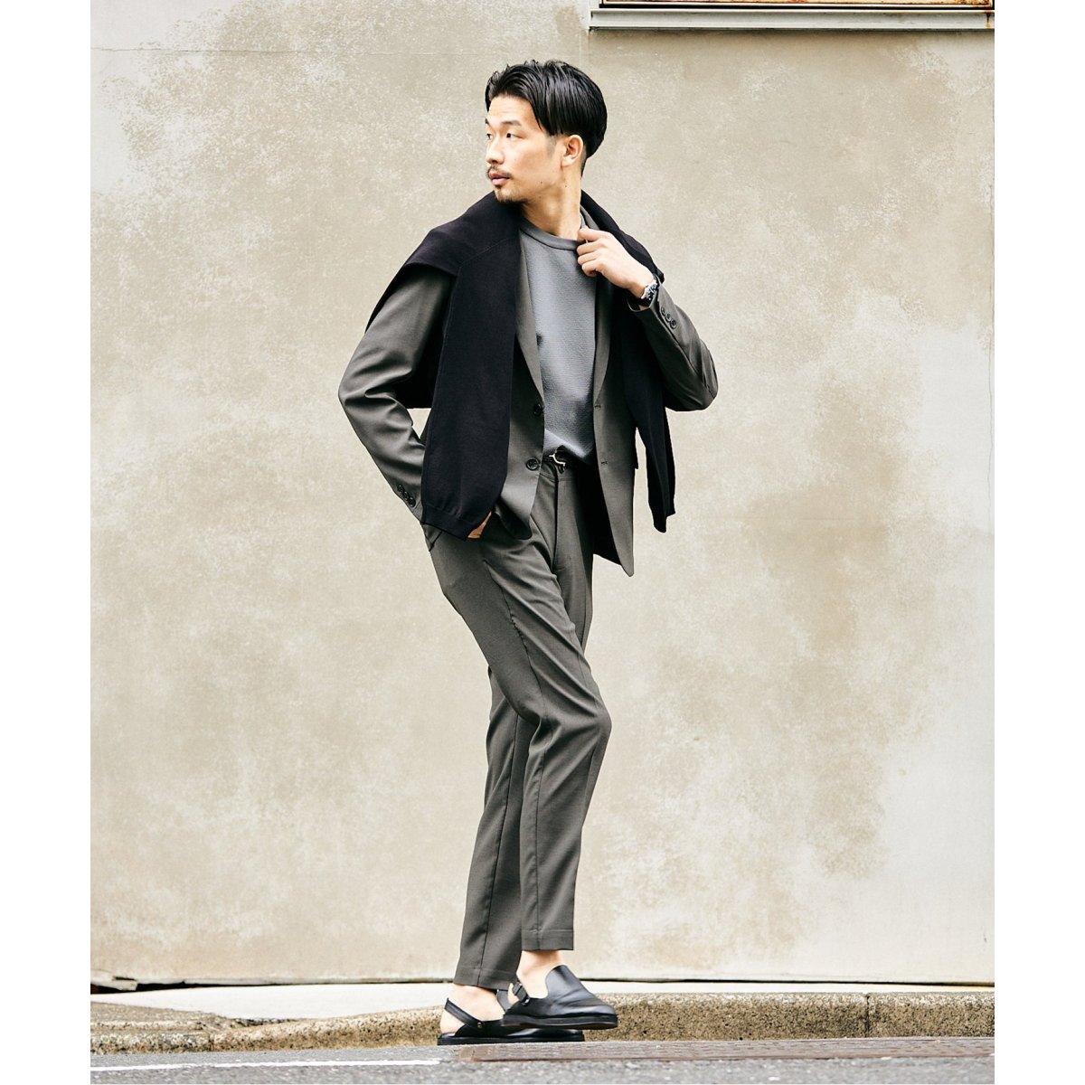 追加》【ジャケット+パンツの2点セット】ドライタッチトロ