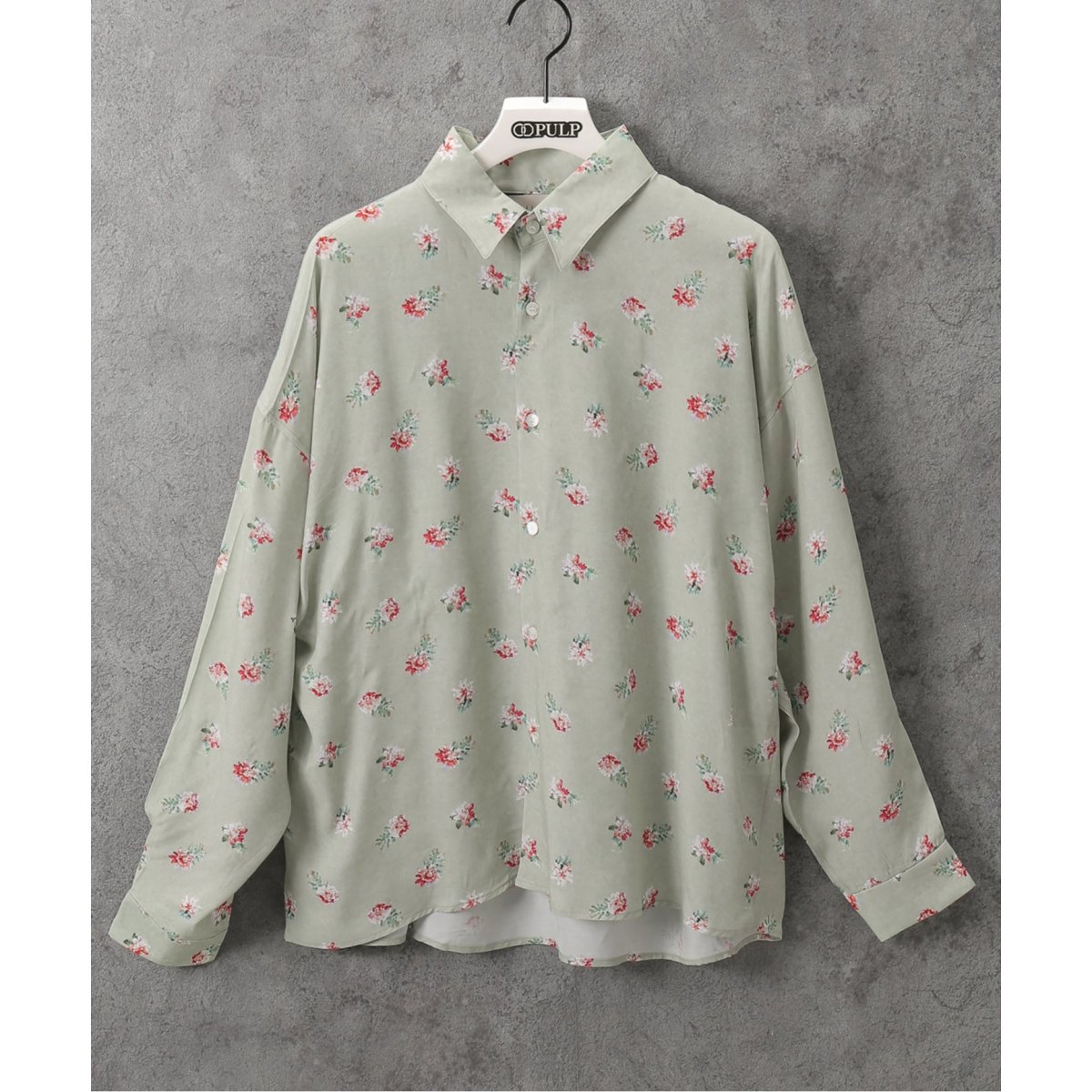 JIEDA / ジエダ】FLOWER OVERSIZED SHIRT L/S | 417 エディフィス(417 EDIFICE) |  マルイウェブチャネル