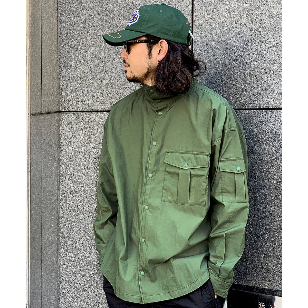 IHATOV / イーハトーブ】HIGH NECK SNAP SHIRT | 417 エディフィス(417