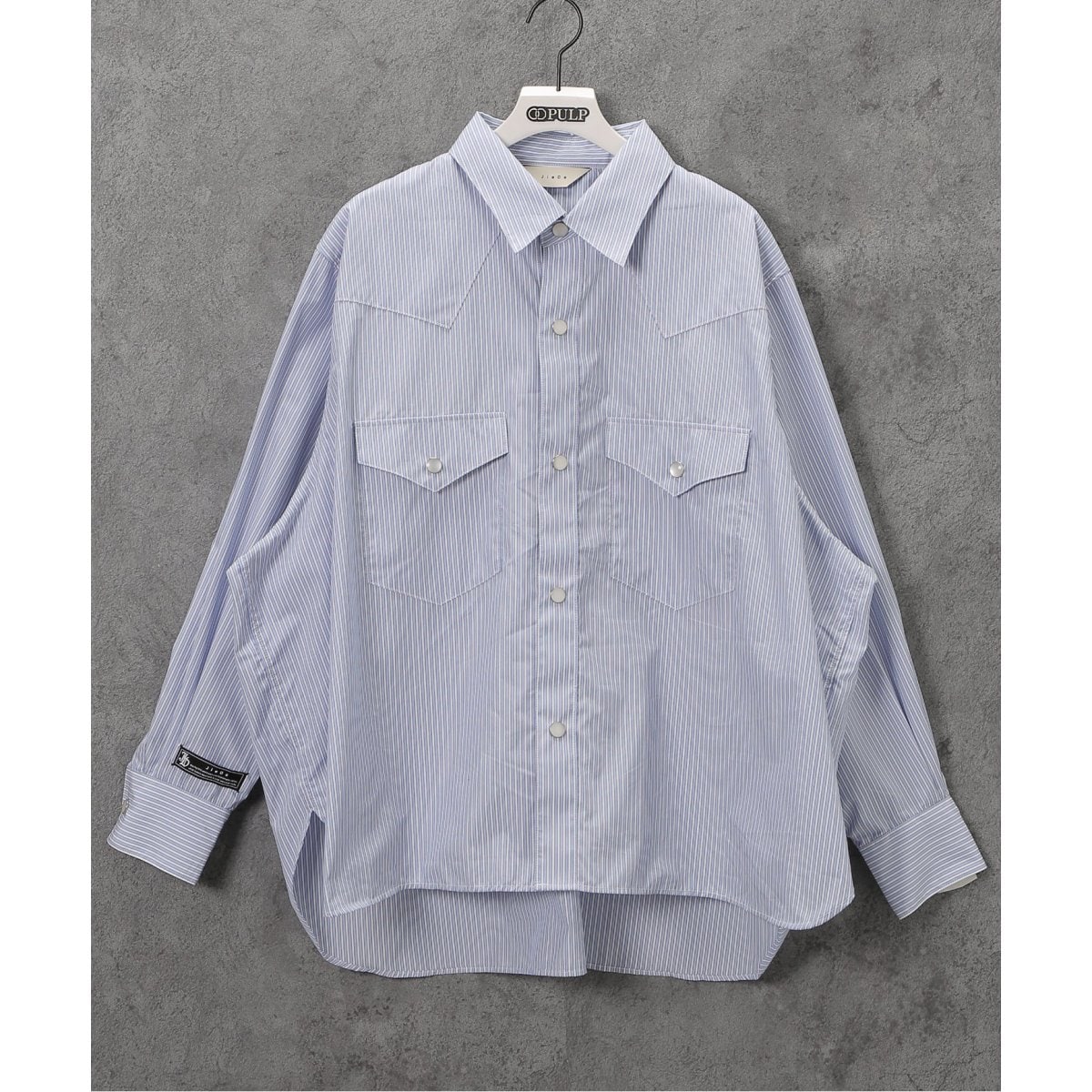 JIEDA / ジエダ】STRIPE OVERSIZED WESTERN SHIRT | 417 エディフィス(417 EDIFICE) |  マルイウェブチャネル