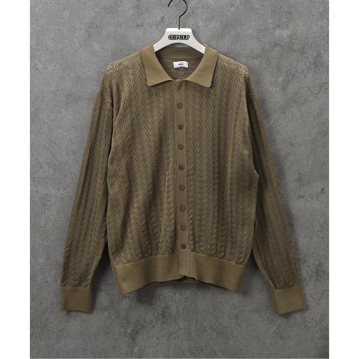 ALLEGE / アレッジ】OPENWORK CARDIGAN | 417 エディフィス(417