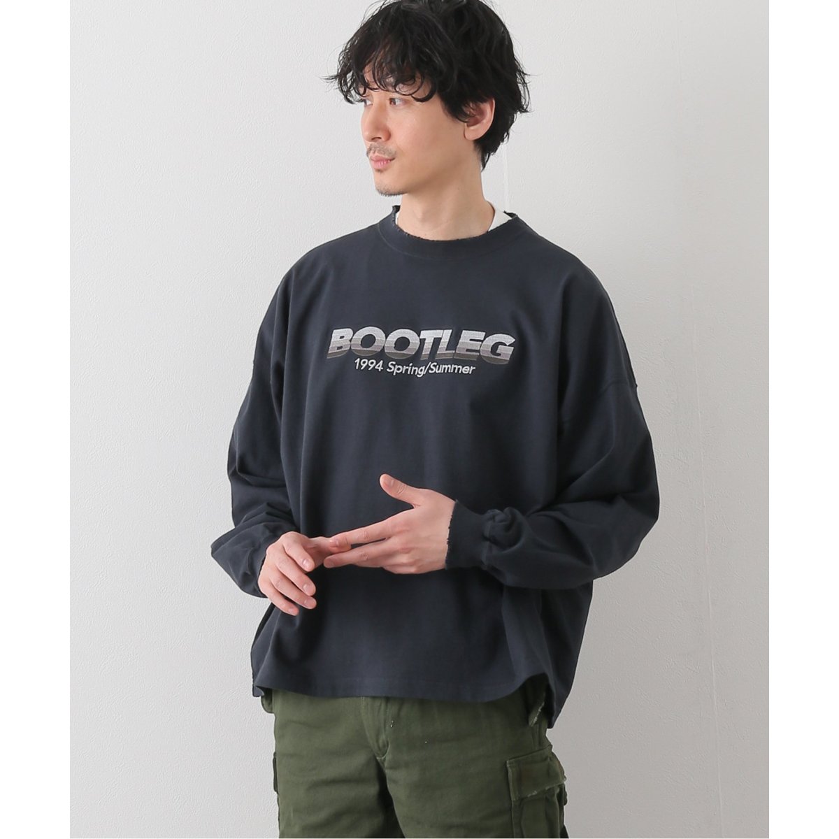 DAIRIKU BOOTLEG ロンT DAIRIKU BOOTLEG EMBROIDERY TシャツロンT