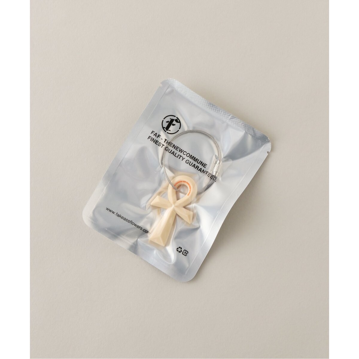 小物 FAF (fake ass flowers)Ankh Key Ring FAF Fake Ass Flowers Ankh Key Ring