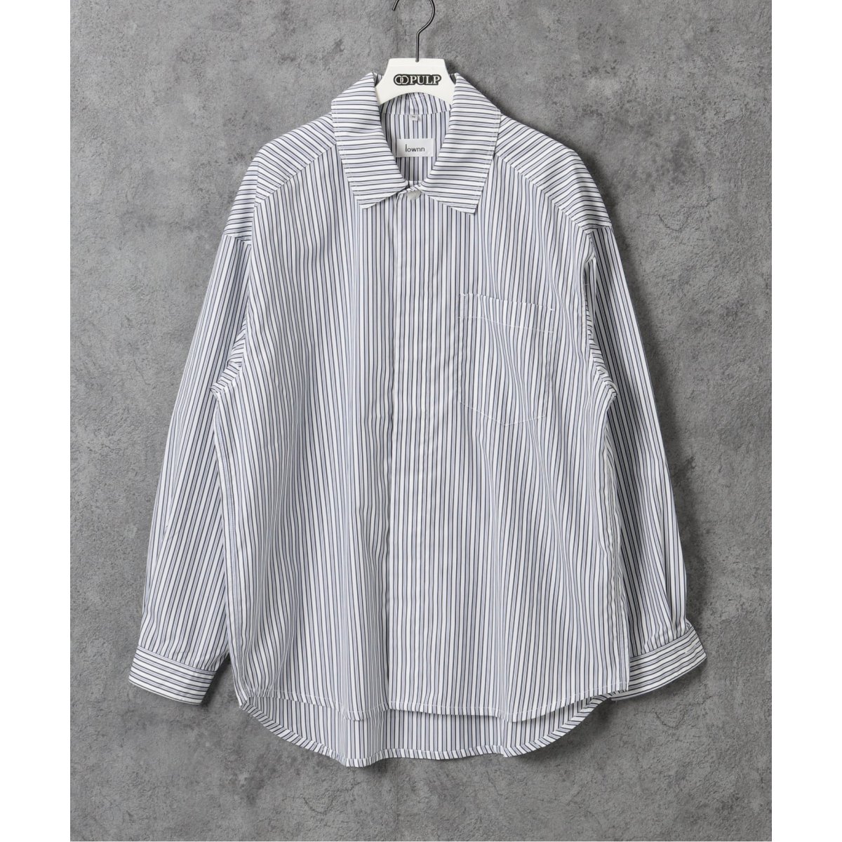 LOWNN / ローン】MINIMAL SHIRT LONG SLEEVE | 417 エディフィス(417