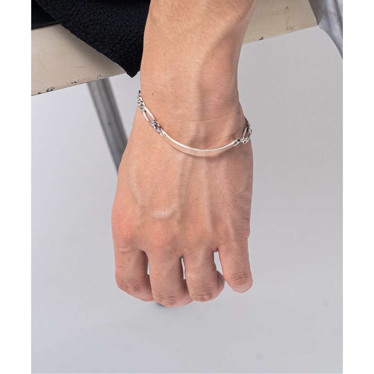 XOLO JEWELRY/ショロ】 I.D Figaro Link Bracelet -6mm- | 417